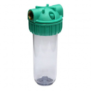 Корпус фильтра (колба) для холодной воды Kristal Filter ECO Slim 10" Т3/4"